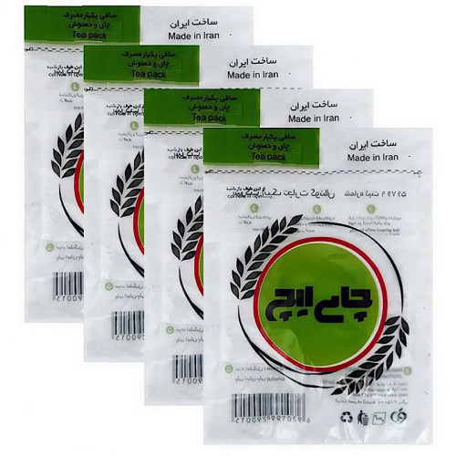 فیلتر چای ایچ مدل کیسه ای 4 بسته 60 عددی کد N670
