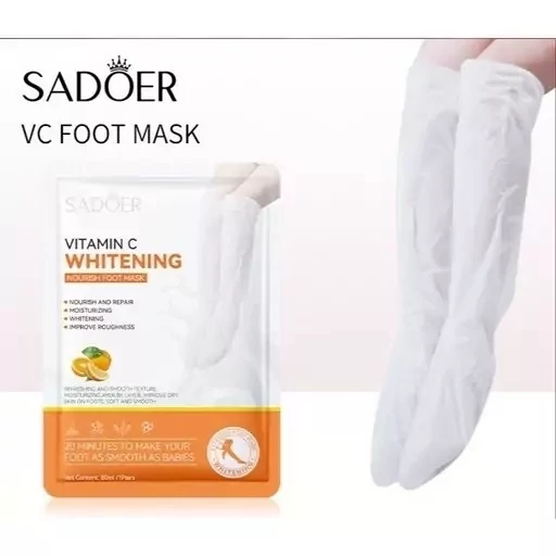 ماسک پا تا زانو ویتامین سی سادور 80 میل( Sadoer Exfoliating foot mask )