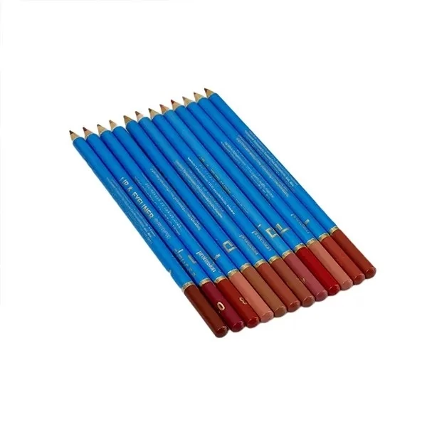 خط لب و خط چشم پک 12 عددی do ( دوازده رنگ متنوع)