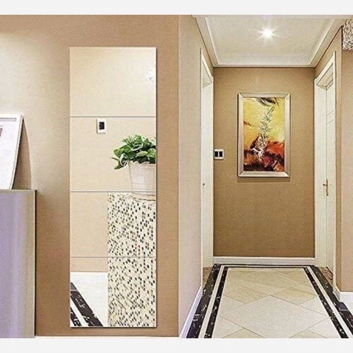 آینه نشکن مستطیل چسبی mirro