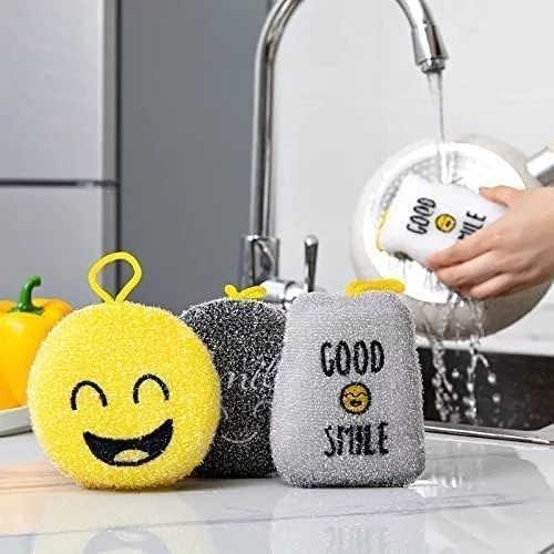 اسکاچ ظرفشویی ایموجی  4 عددی