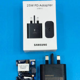 کله شارژ سامسونگ 25 وات اصلی سوپر فست شارژ با گارانتی شارژ سریع SAMSUNG 25W ارسال سریع