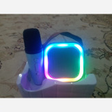 اسپیکر RGB مدل K12 با میکروفن با کیفیت وایرلس حالت تغییر صدا