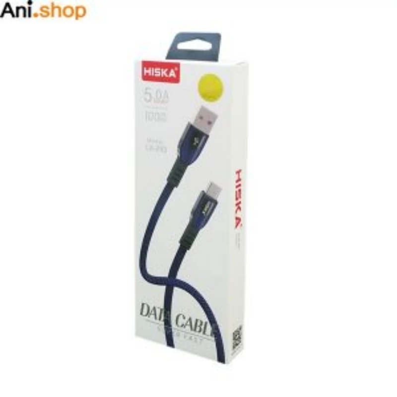 کابل شارژ دیتا تایپ سی HISKA-LX293