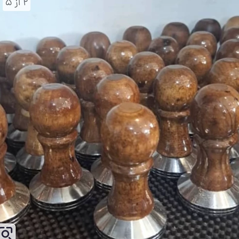 پک ده عددی تمپر چوبی دسته براق سایز 51(قیمت همکاری)