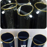 ناک باکس بلند( ایستاده) قهوه بزرگ 90 سانتی لبه طلایی