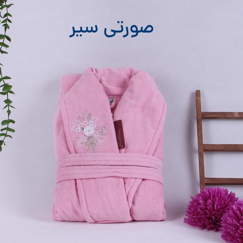 حوله تن پوش کلاه دار با گلدوزی برند یاتاش 1031 مدل : mana13ntr