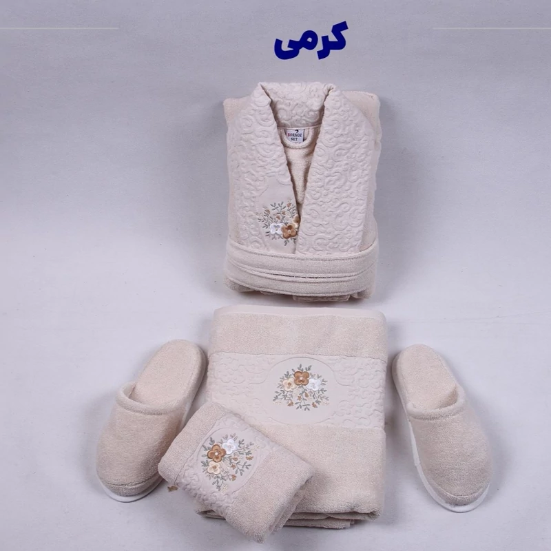 سرویس حوله نیم ست آلپ هوم استار 1209 مدل : mana13ntr