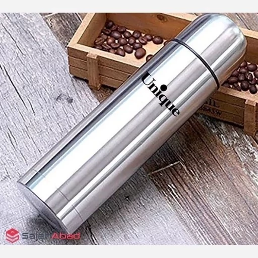 فلاسک نیم لیتری یونیک ،دارای کیف چرمی