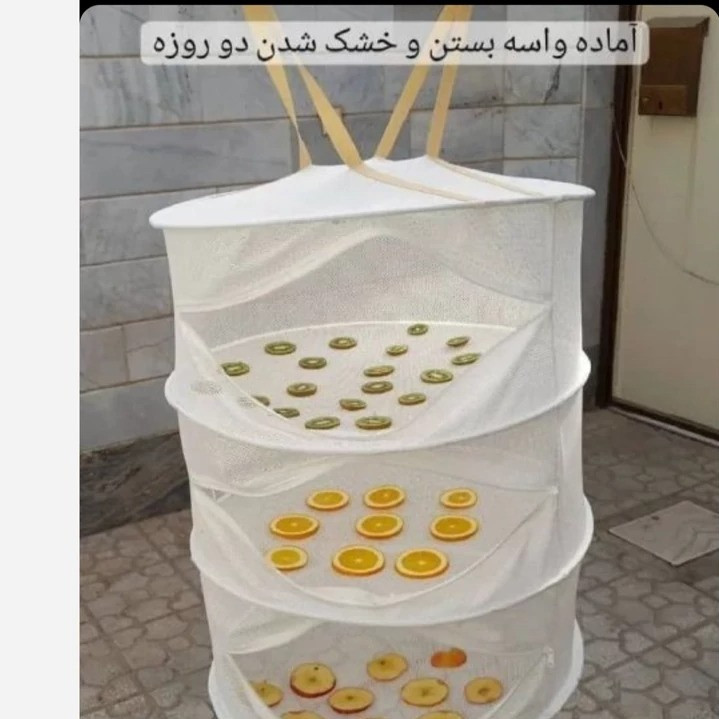 توری میوه خشک کن 3 طبقه