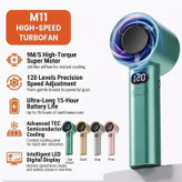 پنکه شارژی 5 سرعته کیفیت عالی مدل M11