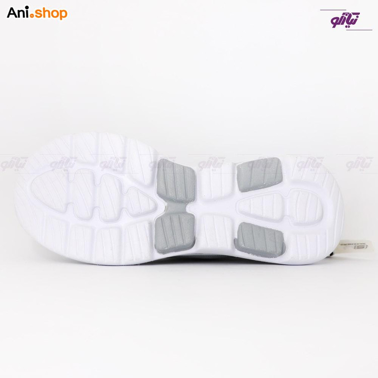 کفش اسکیچرز مدل Knit طبی رنگ طوسی روشن سایز 37 (پس کرایه)