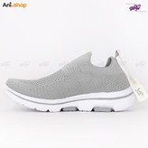 کفش اسکیچرز مدل Knit طبی رنگ طوسی روشن سایز 37 (پس کرایه)
