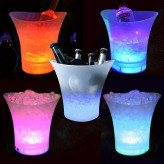 سطل یخ بلوتوثی مدل K-036 با اسپیکر و نورپردازی RGB (پس کرایه)
