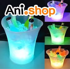 سطل یخ بلوتوثی مدل K-036 با اسپیکر و نورپردازی RGB (پس کرایه)