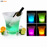 سطل یخ بلوتوثی مدل K-036 با اسپیکر و نورپردازی RGB (پس کرایه)