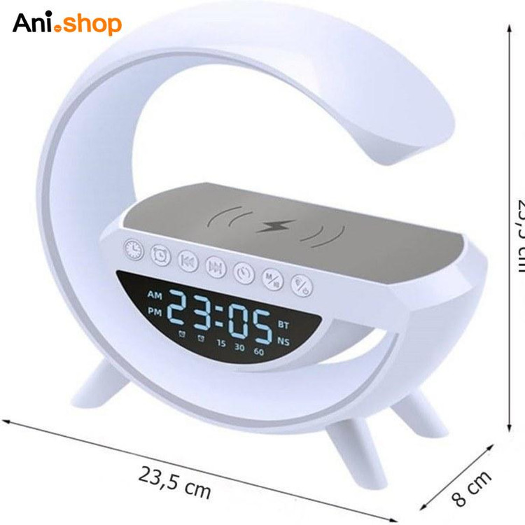 اسپیکر بلوتوثی و شارژر وایرلس مدل BT-3401 (پس کرایه)