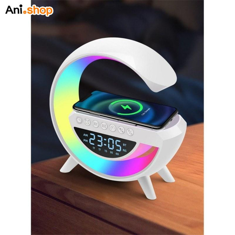اسپیکر بلوتوثی و شارژر وایرلس مدل BT-3401 (پس کرایه)