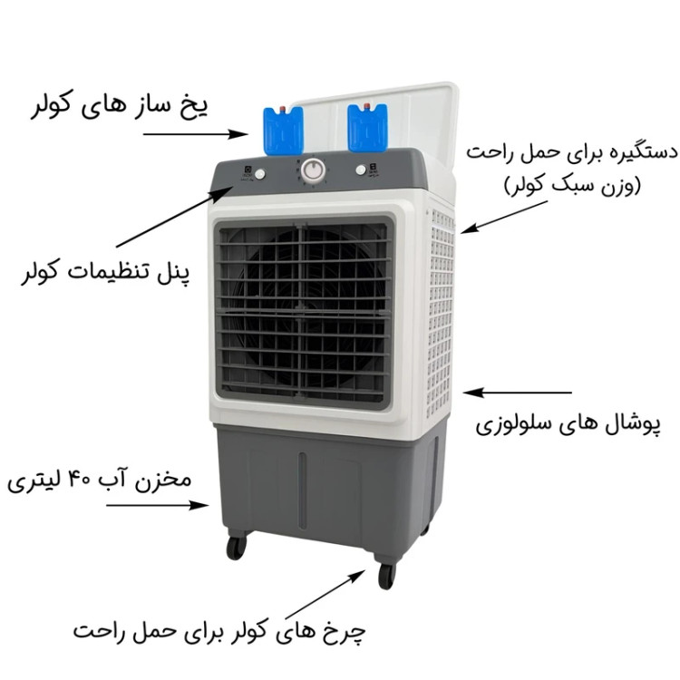 کولر پرتابل 28000 برند وان لایف (نمونه) (پس کرایه)