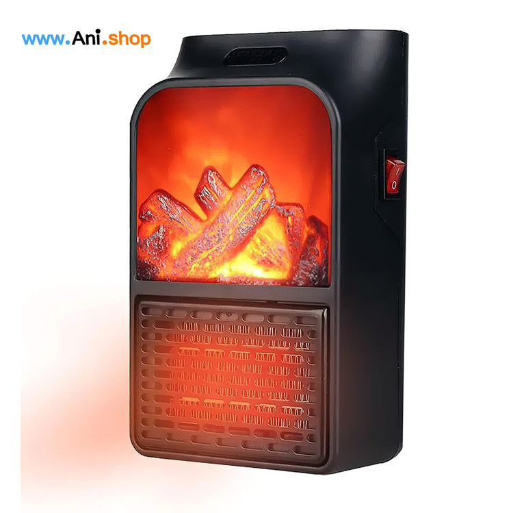 بخاری فن هیتر پرتابل شومینه ای 1000w وات