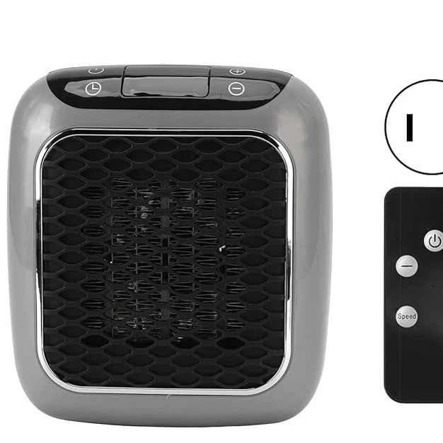 فن هیتر و بخاری برقی فن دار وارداتی مدل CSA 800W صفحه لمسی کنترل دار