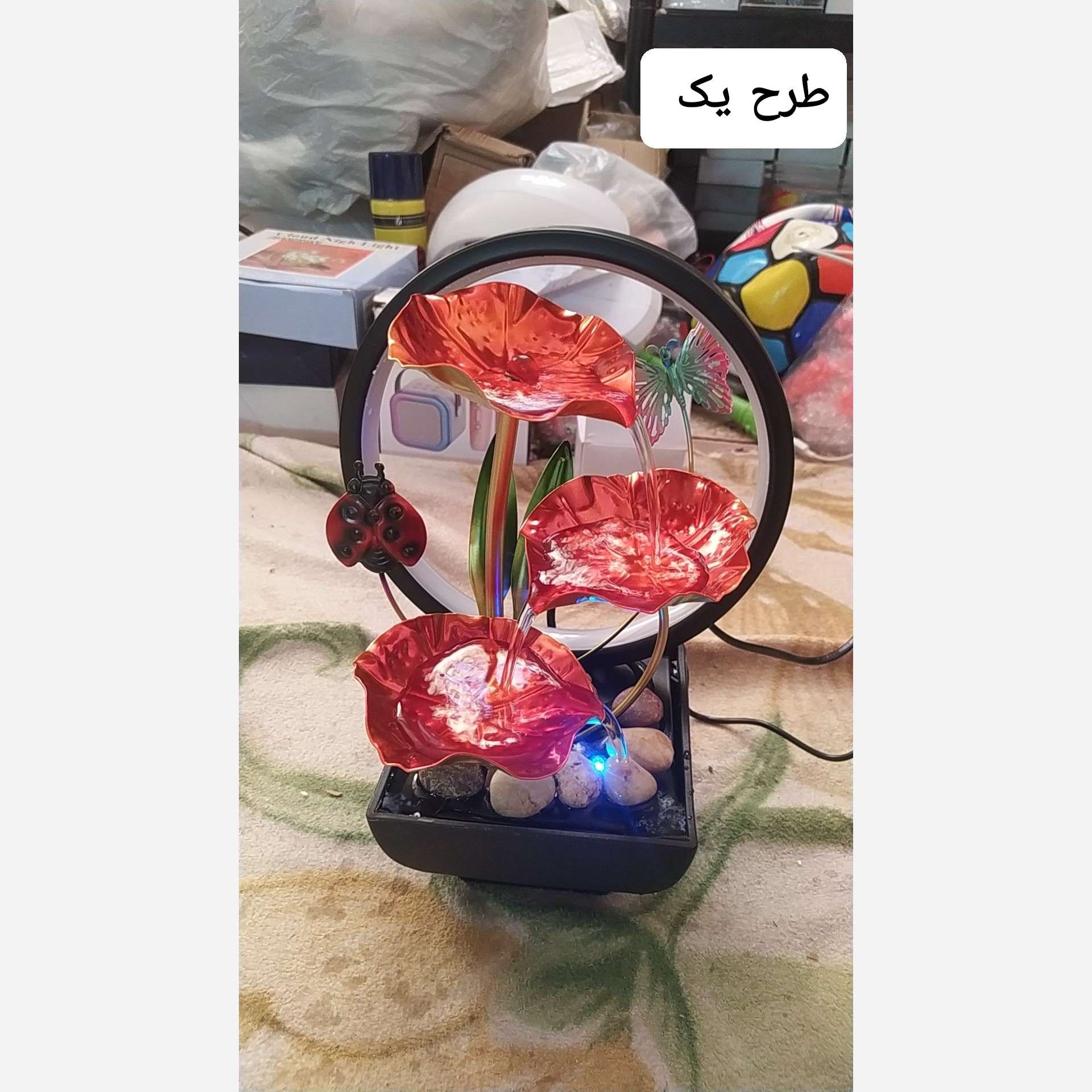 آبنما طرح گل یه کار بسیار زیبا، خاص و جذاب